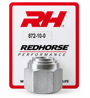 Compact female O-ring port weld-on adaptor