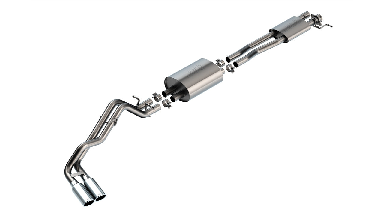 Borla 24-25 Ford Ranger XLT Side Exit S-type Exhaust w/ Chrome Tips