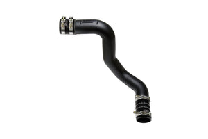 HPS Intercooler Charge Pipe (Cold Side) with Black Boots, Black, 17-174WB