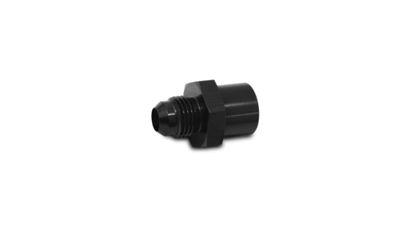 Vibrant M14 x 1.5 Female to -6AN Male Flare Adapter - Anodized Black