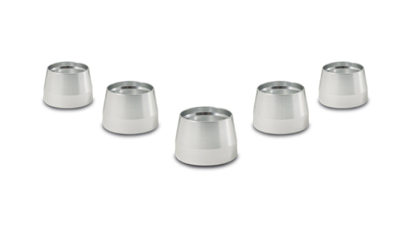 Vibrant -4AN PTFE Hose Olive Inserts - 5pk