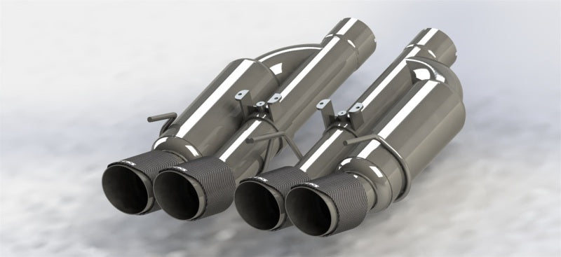 Kooks 09-13 Chevrolet Corvette Z06/ZR1 3in. Valved Axle-Back Exhaust w/ SS Tips