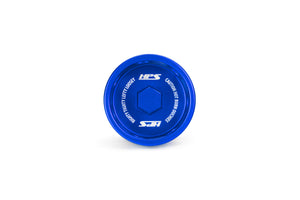 HPS Performance Billet Aluminum Engine Oil Filler Cap, Blue, 5269-110BL