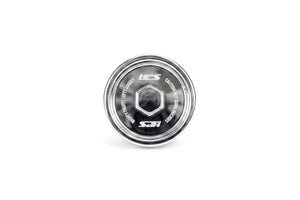 HPS Performance Billet Aluminum Engine Oil Filler Cap, Chrome, 5269-110C