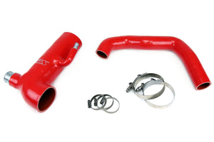 HPS Performance High Temp Reinforced Silicone Air Intake Hose Kit Red 57-1293-RED