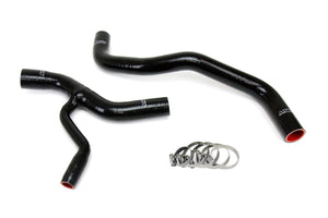 HPS Performance Silicone Radiator Coolant Hose Kit, Black, 57-1416R-BLK