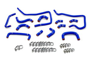 HPS Performance High Temp Reinforced Silicone Ancillary Coolant Hose Kit, Blue, 57-1807-BLUE