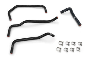 HPS Performance High Temp Reinforced Silicone Ancillary Coolant Hose Kit Black 57-2158-BLK