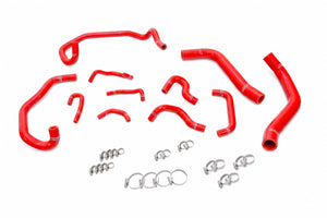 HPS Performance High Temp Reinforced Silicone Radiator, Heater and Ancillary Coolant Hose Kit, Red, 57-2280-RED