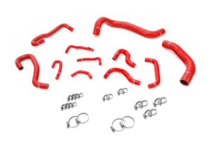 HPS Performance High Temp Reinforced Silicone Radiator, Heater and Ancillary Coolant Hose Kit, Red, 57-2282-RED