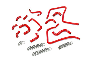 HPS Performance Silicone Ancillary Coolant Hose Kit, Red, 57-2303-RED