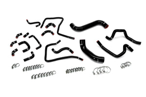 HPS Performance Silicone Radiator, Heater and Ancillary Coolant Hose Kit, Black, 57-2304-BLK