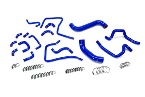 HPS Performance Silicone Radiator, Heater and Ancillary Coolant Hose Kit, Blue, 57-2304-BLUE