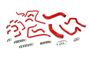 HPS Performance Silicone Radiator, Heater and Ancillary Coolant Hose Kit, Red, 57-2304-RED