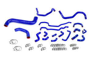 HPS Performance High Temp Reinforced Silicone Radiator, Heater and Ancillary Coolant Hose Kit, Blue, 57-2318-BLUE