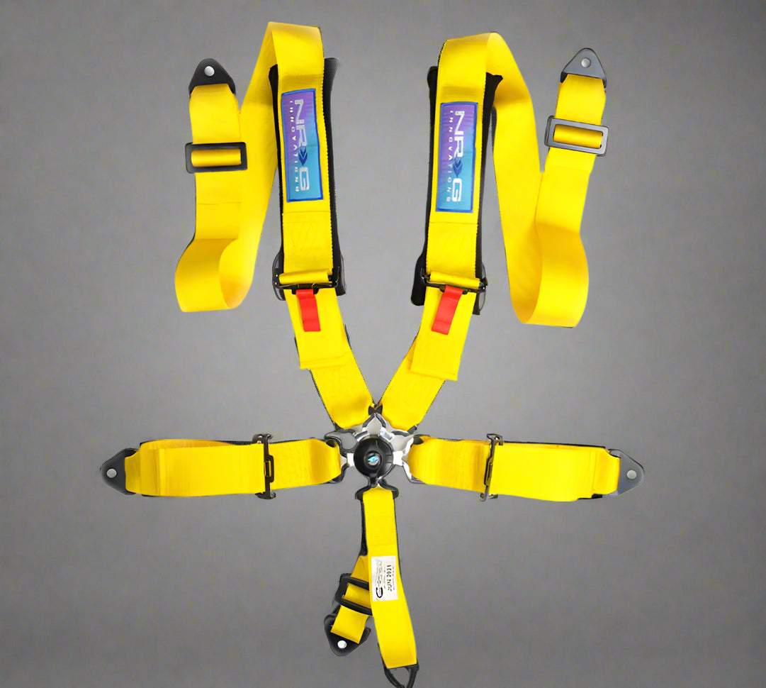 NRG 5 PT harness - Yellow, peed Tuned Motorsports