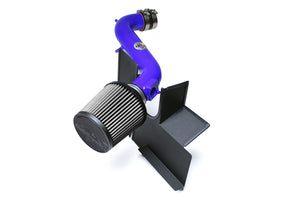HPS Performance Air Intake Kit with Heat Shield Blue 827-260BL