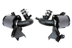 HPS Performance Air Intake Kit with Heat Shield Black 827-703WB