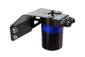 HPS Performance Billet Aluminum Oil Catch Can Kit Blue 860-004BL