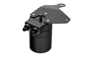 HPS Performance Billet Aluminum Oil Catch Can Kit Black 860-011WB