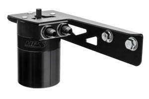 HPS Performance Billet Aluminum Oil Catch Can Kit Black 860-018WB