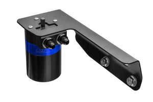 HPS Performance Billet Aluminum Oil Catch Can Kit Blue 860-021BL