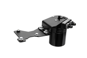 HPS Performance Billet Aluminum Oil Catch Can Kit Black 860-025WB