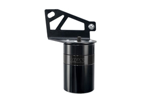 HPS Performance Billet Aluminum Oil Catch Can Kit Black 860-028WB