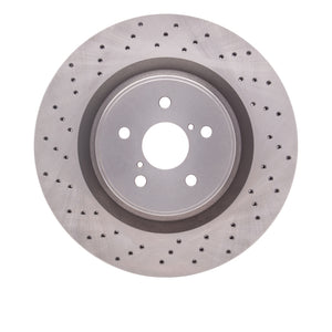 DFC 08-14 Lexus IS F Front Drilled Brake Rotor