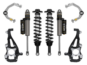 ICON 21-24 Ford F150 4WD 3.5-4.5in Stage 2 Suspension Sys Billet Uca