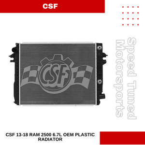 CSF 13-18 Ram 2500 6.7L OEM Plastic Radiator