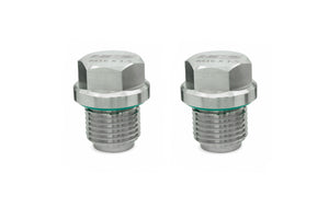 HPS Performance Stainless Steel Magnetic Oil Drain Plug Bolt 2pcs kit for Front Differential Fill and Drain plugs MDPK-101
