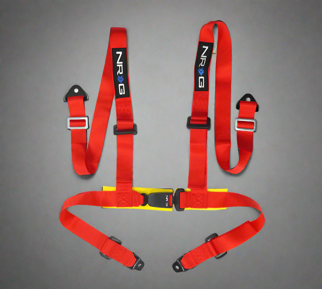 NRG 4 pt harness, Red