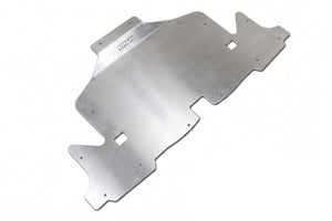 HPS Performance Aluminum Rear Skid Plate Undertray Protection Shield Polished SP-102P