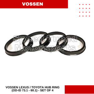 Vossen Lexus / Toyota Hub Ring (OD-ID 73.1 - 60.1) - Set of 4