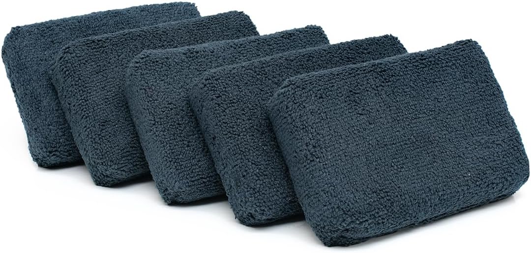 The Rag Company - Detailing Applicator Sponges 3in x 5in, Black