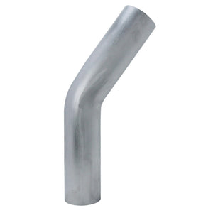 HPS 2.5 inch OD 35 Degree Bend 6061 Aluminum Elbow 16 Gauge w/ 4 inch CLR