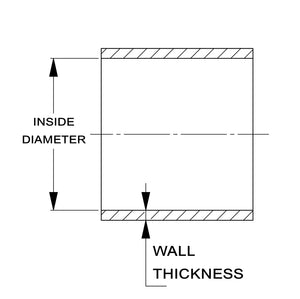 HPS 3/8 inch 9.5mm FKM Lined Oil Resistant High Temperature Reinforced Silicone Hose 6 Feet Long Blue