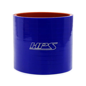 HPS 1.25 inch ID 4 inch Long High Temp 4-ply Reinforced Silicone Straight Coupler Hose Blue 32mm ID 102mm Length