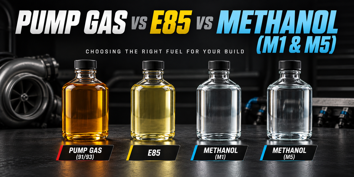 Pump Gas vs E85 vs Methanol (M1 & M5): Choosing the Right Fuel for Your Build