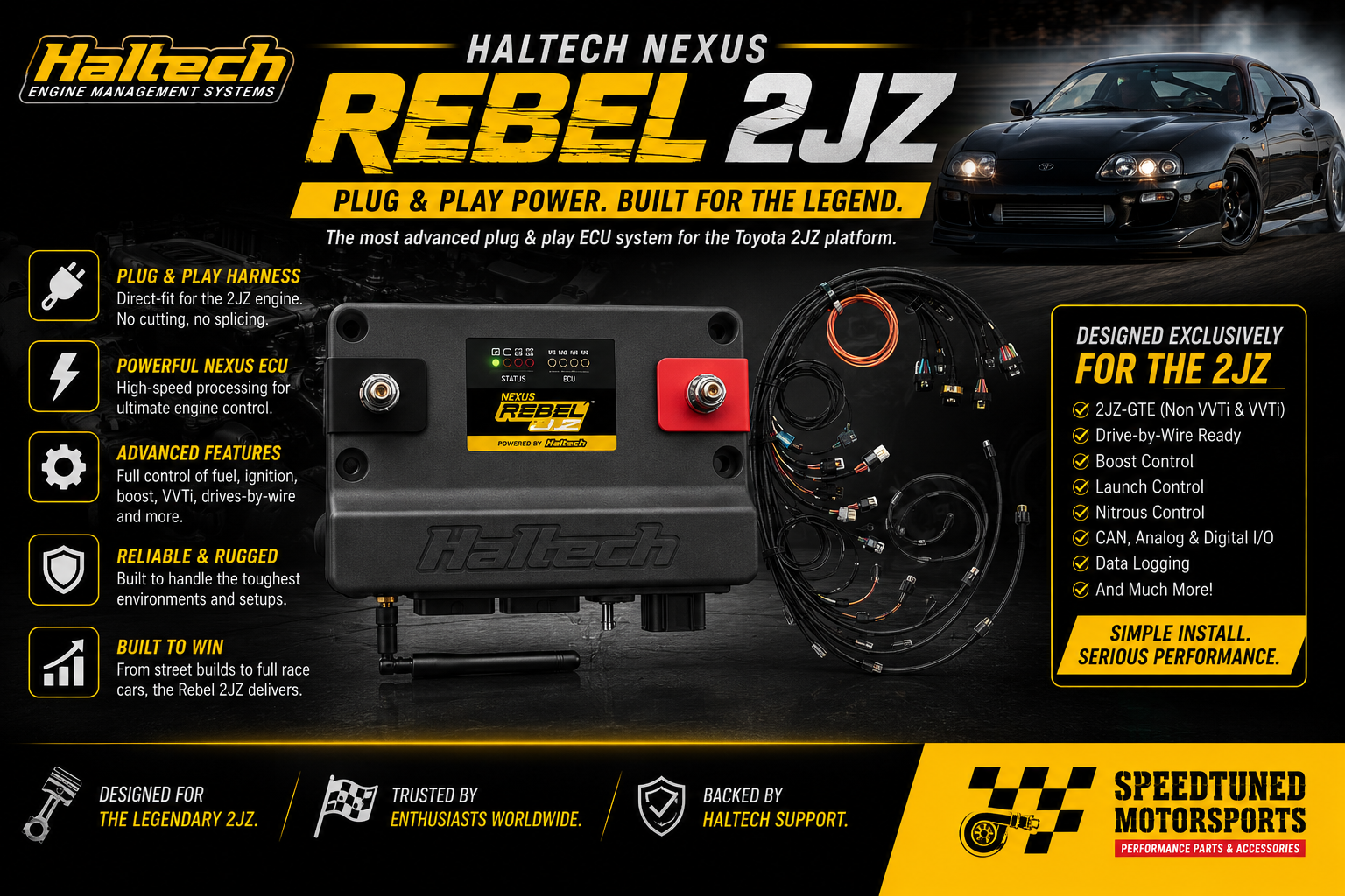 Haltech Nexus Rebel 2JZ ECU Graphic