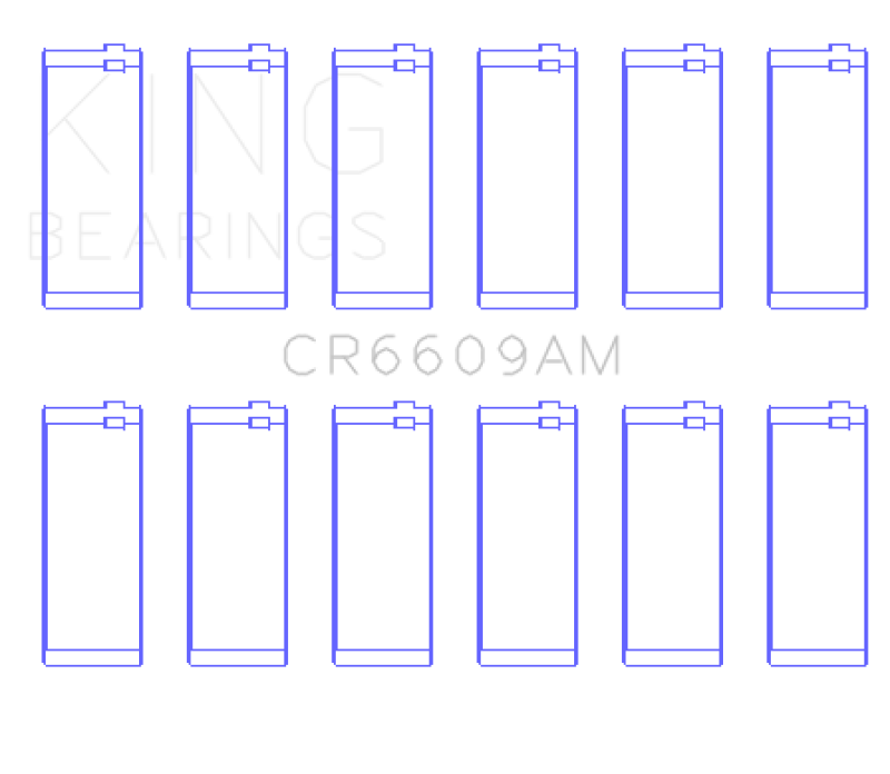 King Engine Bearings BMW M30/M32/B35 Performance Rod Bearing Set
