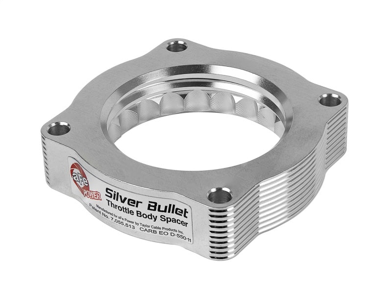 aFe Silver Bullet Throttle Body Spacer N62 Only BMW (E53) 04-09 5series (E60) 04-09 6series (E63/64)