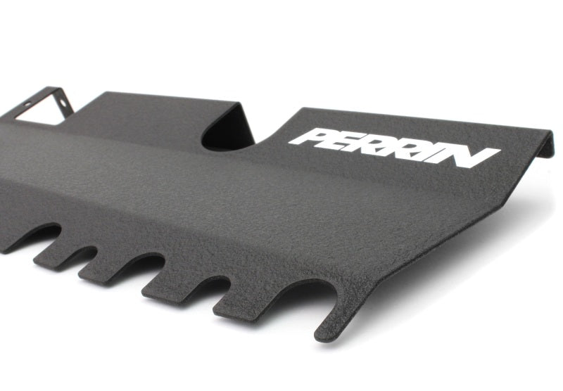 Perrin 15-21 WRX/STI Radiator Shroud (With OEM Intake Scoop) - Black