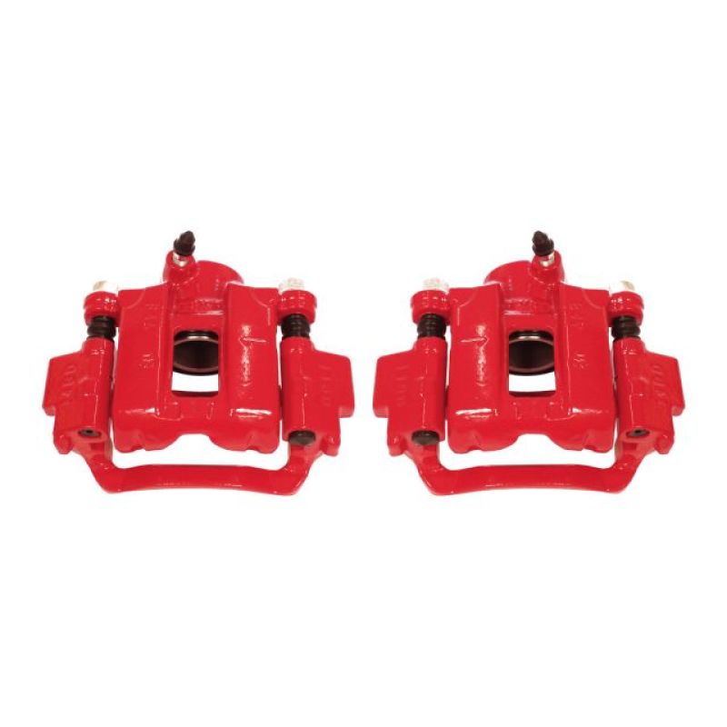 Power Stop 10-18 Lexus GX460 Rear Red Calipers w/Brackets - Pair