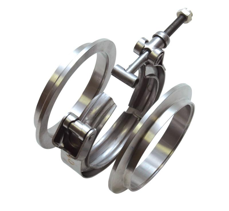 Vibrant Stainless Steel V-Band Flange for 5in O.D. Tubing - Female
