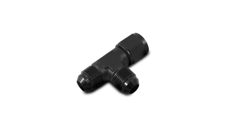 Vibrant -8AN Tee Fitting with Female -8AN Swivel