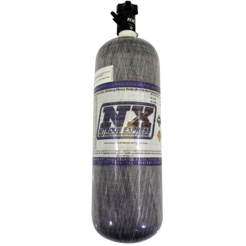 Nitrous Express Composite Bottle w/Lightning 500 Valve (6.79 Dia x 23.25 Tall)