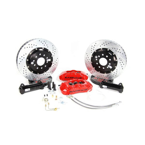 Baer Brakes C5/C6 Corvette Based Spindles & Hubs 14in Pro+ Front SDZ Brake Kit - Black