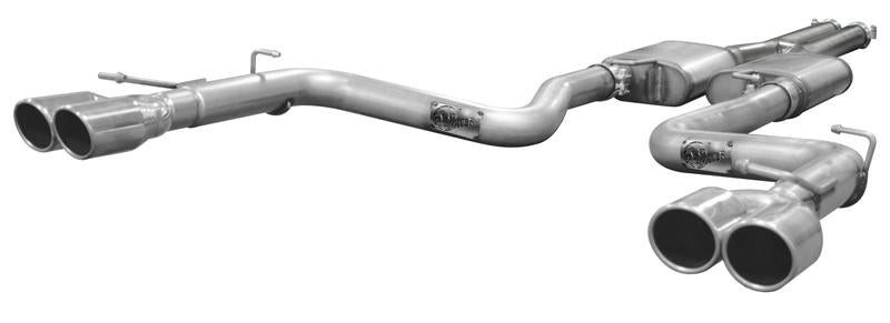 aFe MACHForce Exhaust Cat-Back SS-304 w/ Polished Tips 07-13 BMW 328i (E92/93) L6 3.0L Non-Turbo